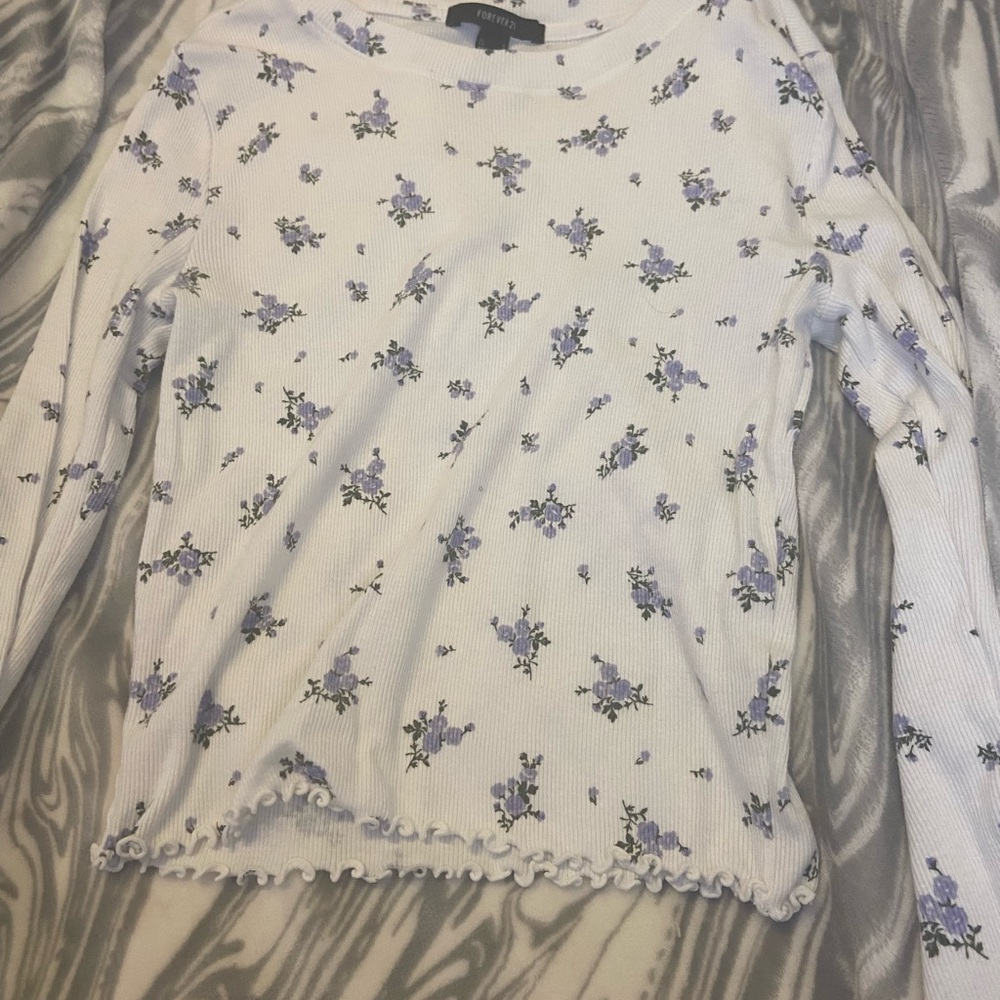 Forever 21 floral long sleeve
